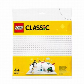 Vergroot 11010 Lego Classic Witte Bouwplaat 11010 Lego Classic Witte Bouwplaat