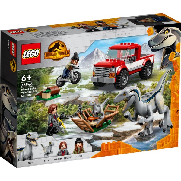 76946 LEGO Jurassic World Blue Beta Velociraptor vangst