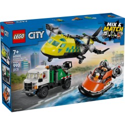 Lego City Great Vehicles 60505 Vliegtuig, Servicewagen En Hoovercraft