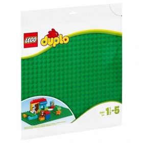 Vergroot 2304 Lego Duplo Bouwplaat Groen 24x24cm Noppen 2304 Lego Duplo Bouwplaat Groen 24x24cm Noppen