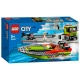 60254 Lego City Raceboot Transport