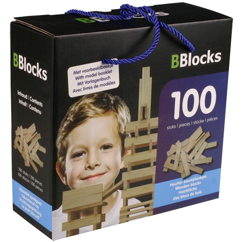 Bouwplankjes Bblocks In Doos 100 Stuks