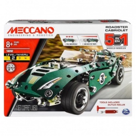 Vergroot Meccano 5 Model Set Roadster Meccano 5 Model Set Roadster