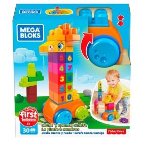 Vergroot Mega Bloks First Builders 123 Leerzame Giraf Mega Bloks First Builders 123 Leerzame Giraf