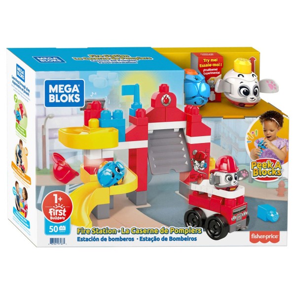 Mega Bloks Peek A Blocks Fire Station