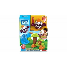 Vergroot Fisher Price Mega Bloks Panda Bos Fisher Price Mega Bloks Panda Bos