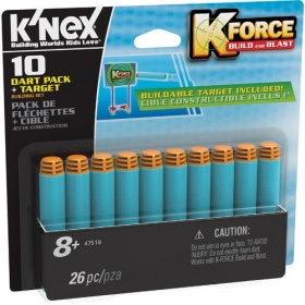 Vergroot Knex K-Force Dart Pack 10 stuks Knex K-Force Dart Pack 10 stuks