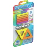 Geomag Rainbow Panels Blister 15 Stuks Warm Colours