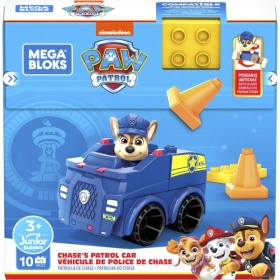 Vergroot Mega Bloks Paw Patrol Chase's Patrol Car Mega Bloks Paw Patrol Chase's Patrol Car