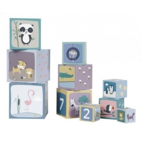 Vergroot Little Dutch Stapelblokken Dierentuin 10 Stuks Little Dutch Stapelblokken Dierentuin 10 Stuks