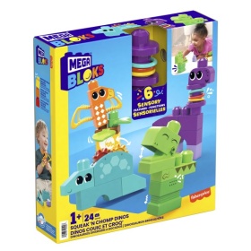Vergroot Mega Bloks Fisher Price Squek'n Chomp Dino Mega Bloks Fisher Price Squek'n Chomp Dino