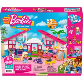 Vergroot Mega Construx Barbie Malibu House Mega Construx Barbie Malibu House