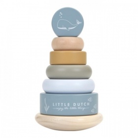Vergroot Little Dutch Tuimelpiramide Oceaan Little Dutch Tuimelpiramide Oceaan