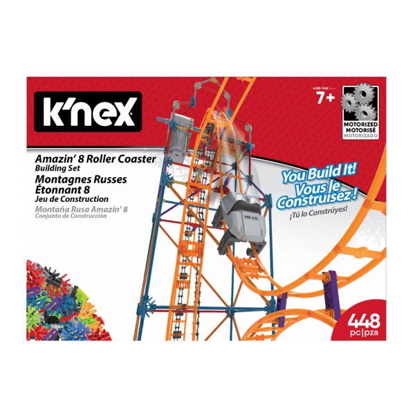 K'NEX Thrill Rides Space Amazin 8 Roller Coaster