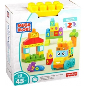 Vergroot Mega Bloks 123 Bus Mega Bloks 123 Bus