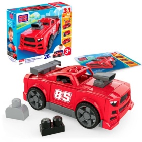 Vergroot Fisher Price Mega Bloks Build & Go Raceauto Fisher Price Mega Bloks Build & Go Raceauto