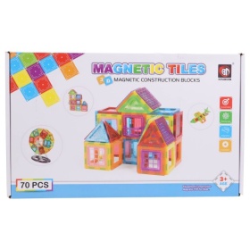 Vergroot Magnetische Tegels 70 Delig Magnetische Tegels 70 Delig