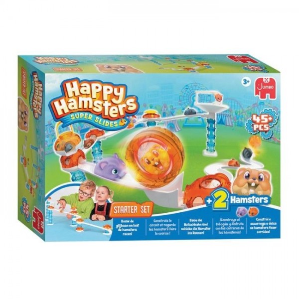 Jumbo gezelschapsspel Happy Hamsters junior karton 47 delig