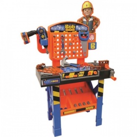 Vergroot Bob de Bouwer werkbank met 40 accessoires Bob de Bouwer werkbank met 40 accessoires
