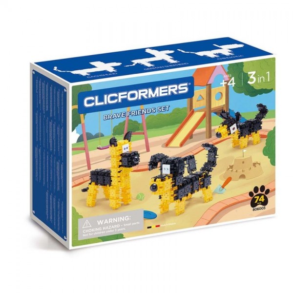 Clicformers Brave Friends Set Clicformers Brave Friends Set