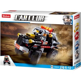 Vergroot Sluban Offroad Auto Zwart Sluban Offroad Auto Zwart
