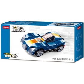 Vergroot Sluban Power Brick Car Blue Monster Sluban Power Brick Car Blue Monster