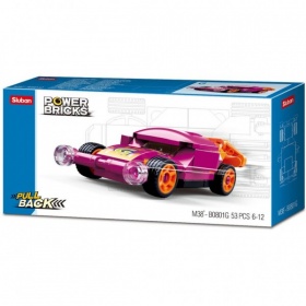 Sluban Power Brick Car Purple Wing
