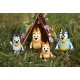 Bluey Familie Figurenset 4 Pack