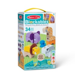 Melissa & Doug Blockables Safari Play Set (34 Stuks)