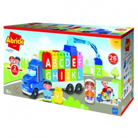 Vergroot Abrick Vrachtwagen Met Blokken ABC Abrick Vrachtwagen Met Blokken ABC