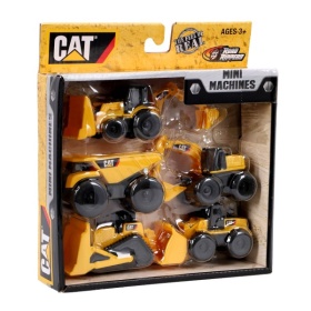 Vergroot Cat Mini Constructie Machines 5-Pack Cat Mini Constructie Machines 5-Pack