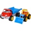 Truck Met Bulldozer Rubber Wielen