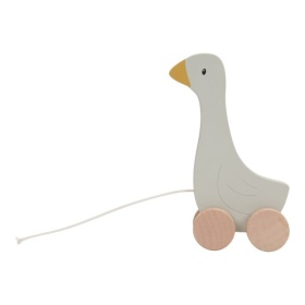 Vergroot Little dutch hout trekfiguur gans Little dutch hout trekfiguur gans