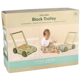 Vergroot Little Farm Blokkenkar Little Farm Blokkenkar