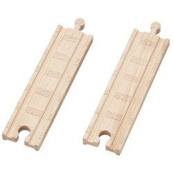 Thomas De Trein 4 Rechte Houten Rails