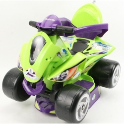 Loopfiguur met duwstang Quad