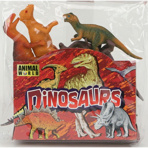 Dinos In Zak 8 Stuks