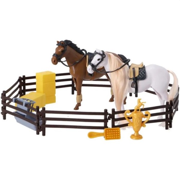 matras Ontwaken kiezen Paarden Speelset Met Accessoires