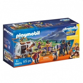 Vergroot 70073 Playmobil Movie Charlie met Gevangeniswagon 70073 Playmobil Movie Charlie met Gevangeniswagon