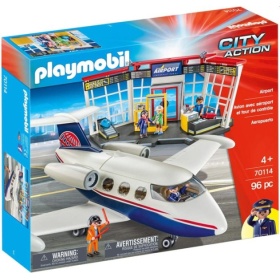 70114 Playmobil Vliegveld met vliegtuig