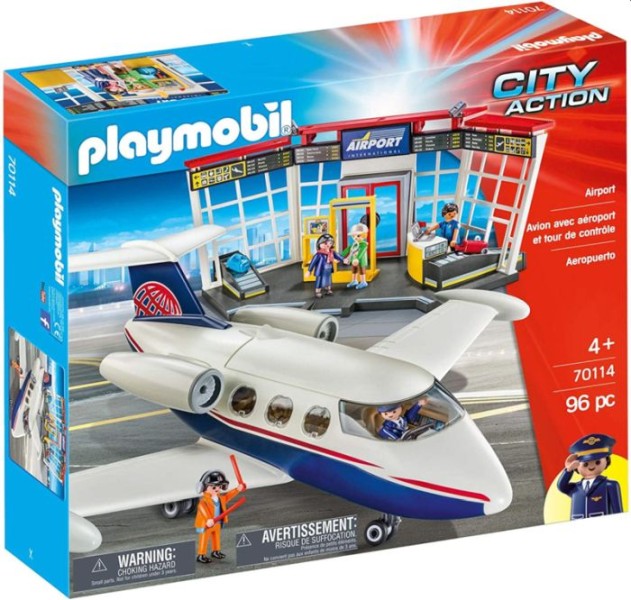 Onderdrukken syndroom voelen 70114 Playmobil Vliegveld met vliegtuig