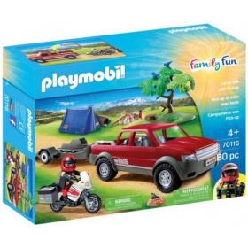 Vergroot 70116 Playmobil Pick-Up Truck Adventure 70116 Playmobil Pick-Up Truck Adventure