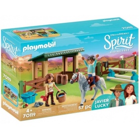 Vergroot 70119 Playmobil Arena met Lucky en Javier 70119 Playmobil Arena met Lucky en Javier