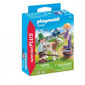Vergroot 70155 Playmobil Kinderen met Kalf 70155 Playmobil Kinderen met Kalf