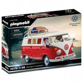 Vergroot 70176 Playmobil Volkswagen T1 Campingbus 70176 Playmobil Volkswagen T1 Campingbus