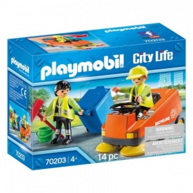 Vergroot 702023 Playmobil Straatveger 702023 Playmobil Straatveger