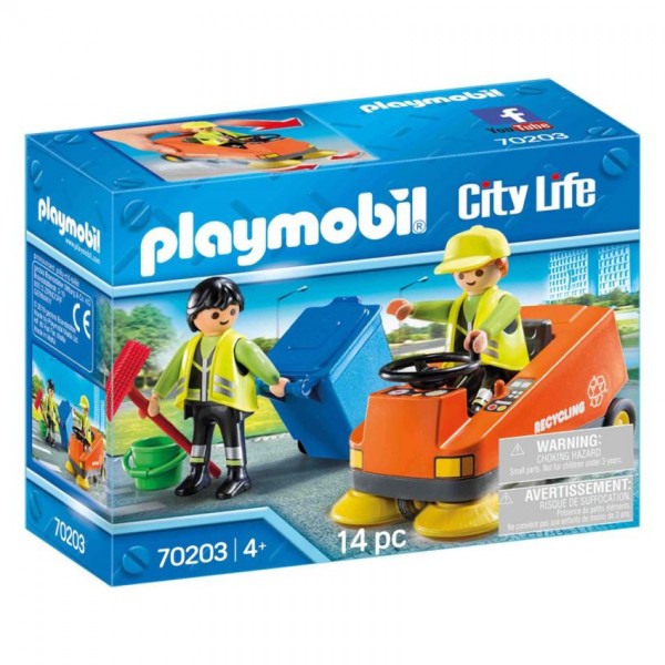 Rommelig Malaise Pluche pop 702023 Playmobil Straatveger voordelig online kopen?