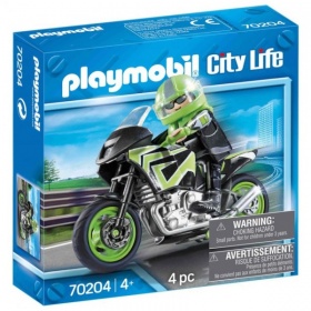 Vergroot 70204 Playmobil Motorrijder 70204 Playmobil Motorrijder