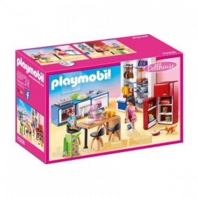 Vergroot 70206 Playmobil Dollhouse Leefkeuken 70206 Playmobil Dollhouse Leefkeuken