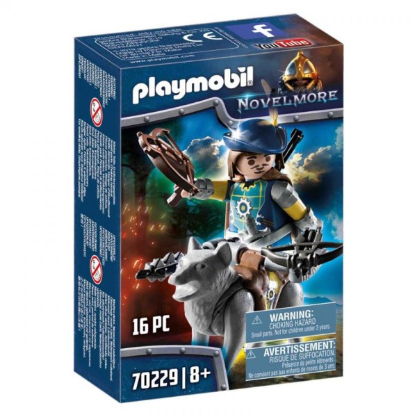 70229 Playmobil Novelmore Kruisboogschutter met Wolf